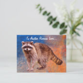 Raccoon-lover Naturerlebnis Postkarte (Stehend Vorderseite)