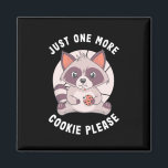 Raccoon Lover nur noch ein Cookie Bitte Magnet<br><div class="desc">Raccoon Lover nur noch ein Cookie Bitte</div>