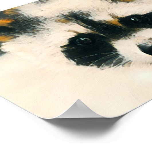 Raccoon Lover Poster (Ecke)