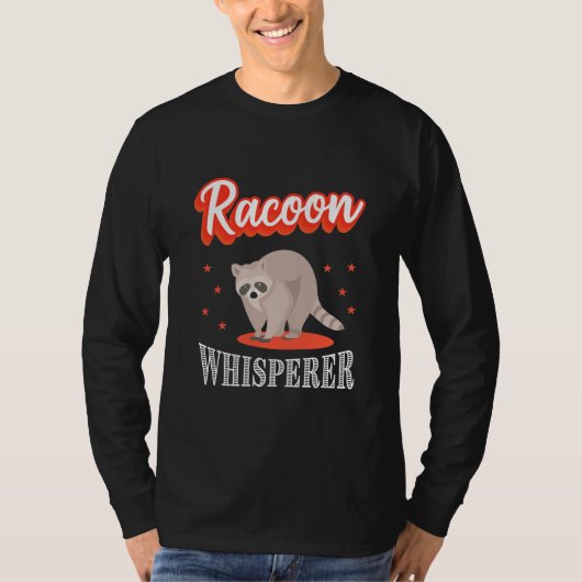 Raccoon Lover Raccoon Whisperer T-Shirt (Vorderseite)