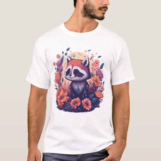 Raccoon Lovers Arte T-Shirt (Vorderseite)