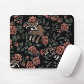 Raccoon lovers cute raccoons art one persons trash mousepad (Mit Mouse)