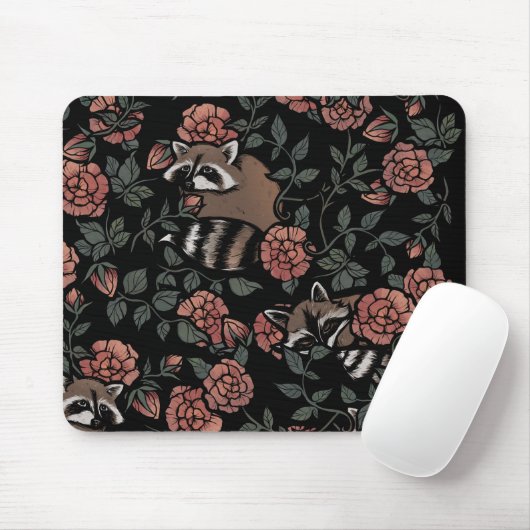 Raccoon lovers cute raccoons art one persons trash mousepad (Mit Mouse)