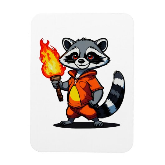 Raccoon Magnet (Vertikal)