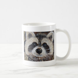 Raccoon-Malerei Kaffeetasse