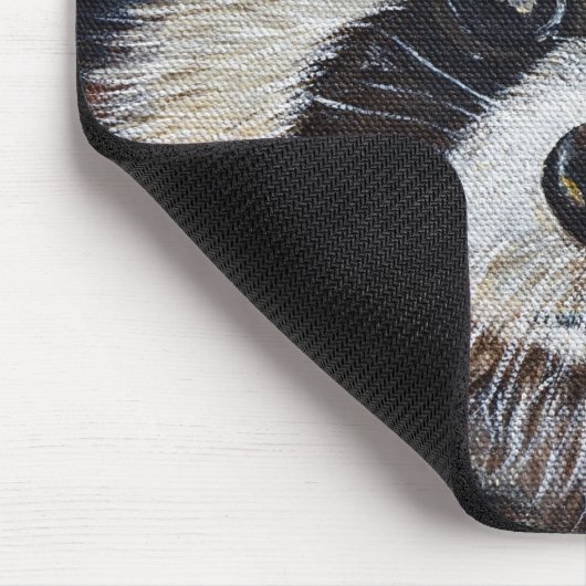 Raccoon-Malerei Mousepad (Ecke)