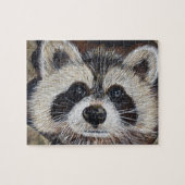 Raccoon-Malerei Puzzle (Horizontal)