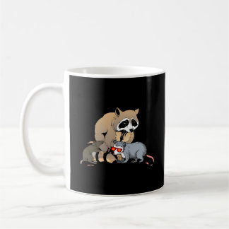 Raccoon Meme Kommunismus ist Müll gegen kommunisti Kaffeetasse