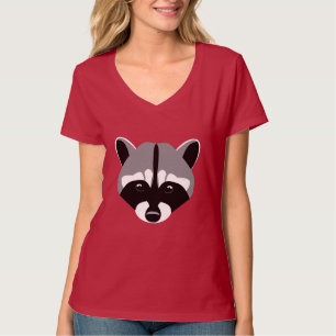 Raccoon mit traurigen Augen T-Shirt