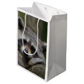 Raccoon Mittlere Geschenktüte (Rückseite Schrägansicht)