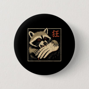 Raccoon möchte meinem Mittleren Finger für Alwa da Button