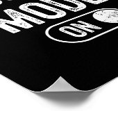 Raccoon Mode On Costume Funny Trash Panda Gift Ani Poster (Ecke)