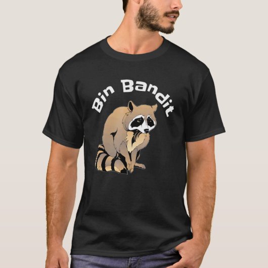 Raccoon Mülleimer Panda Bin Bandit maskierte Mülle T-Shirt (Vorderseite)