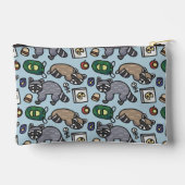 Raccoon-Muster Zubehörtasche (Rückseite)