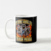 Raccoon My Srit Animal Is A Trash Panda Funny Boot Kaffeetasse (Links)