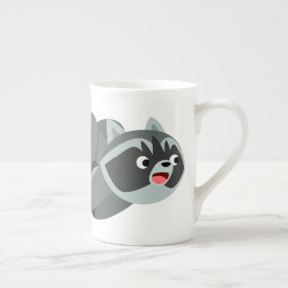 Raccoon niedlich Running Cartoon Porzellantasse