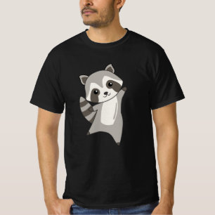 Raccoon Niedlicher Tiere Kinder Geschenk Ideen T-Shirt