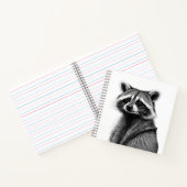 Raccoon-Notebook Notizblock (Innenseite)