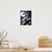 RACCOON & OWT AM NACHT-Poster Poster (Küche)