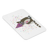 Raccoon Partying - Tiere mit einem Party Magnet (Rechte Seite)