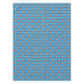Raccoon Pattern Design Blue  Tischdecke (Vorderseite)