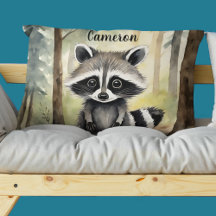 Raccoon Personalisiert Woodland