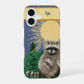 Raccoon Phone Case iPhone 16 Hülle (Rückseite)