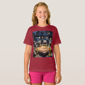 Raccoon Pizza Party T-Shirt (Vorne ganz)