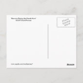 Raccoon Playing the French Horn Postkarte (Rückseite)