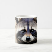 Raccoon Portrait Kaffeetasse (Mittel)