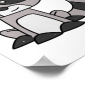 Raccoon Poster (Ecke)