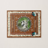 Raccoon - Protector- Jigsaw Puzzle mit Geschenkbox (Horizontal)