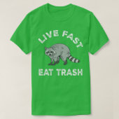 Raccoon Racoon Ferret Lynx Trash Panda T-Shirt (Design vorne)