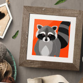 Raccoon Rascal Poster