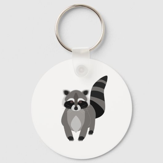 Raccoon Rascal Schlüsselanhänger (Vorderseite)
