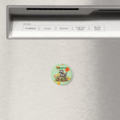 Raccoon Refrigerator Magnet (In Situ (Geschirrspüler))