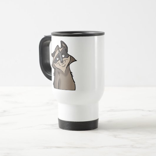 RACCOON-REISE-TASSE REISEBECHER (Vorderseite Links)
