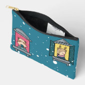 Raccoon & Rentier unter Windows Zubehörtasche (Offen)