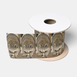 Raccoon Ribbon Satinband