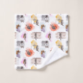 Raccoon Robbing Bank Badhandtuch Set (Waschlappen)