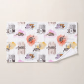 Raccoon Robbing Bank Badhandtuch Set (Handtuch)