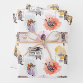 Raccoon Robbing Bank Geschenkpapier Set (Beispiel)