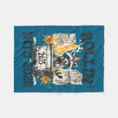 Raccoon Rollin Into 2026 Funny Dumpster Fire 2025  Fleecedecke (Vorderseite (Horizontal))