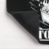 Raccoon Rolling Into 2026 Happy New Year 2026 Funn Mousepad (Ecke)