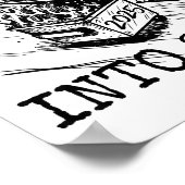 Raccoon Rolling Into 2026 Happy New Year 2026 Funn Poster (Ecke)