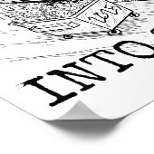 Raccoon Rolling Into 2026 Happy New Year 2026  Poster (Ecke)