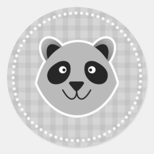 Raccoon Runder Aufkleber