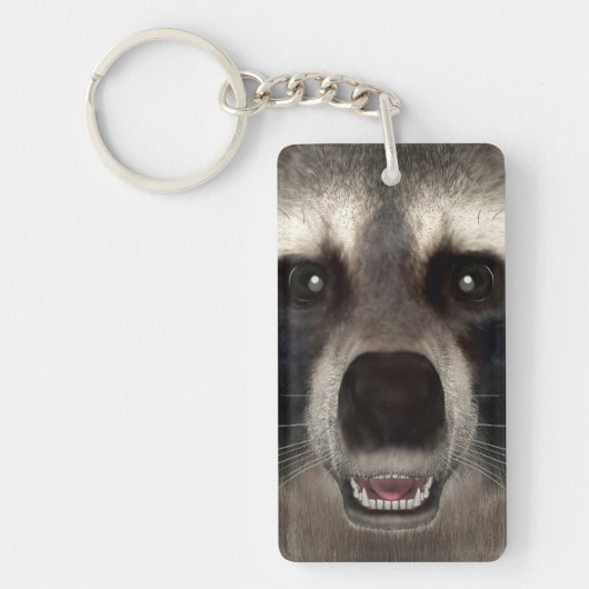 Raccoon Schlüsselanhänger (Vorderseite)