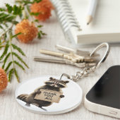 Raccoon Schlüsselanhänger (Vorderseite rechts)