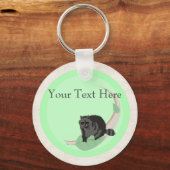 Raccoon-Schlüsselanhänger Schlüsselanhänger (Vorderseite)